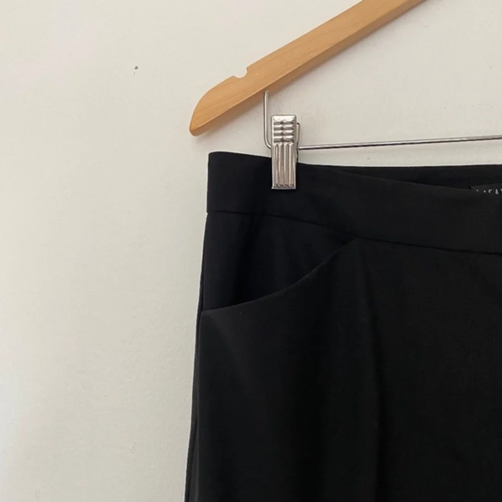 Lafayette 148 Irving Straight Leg Stretch Wool Pants